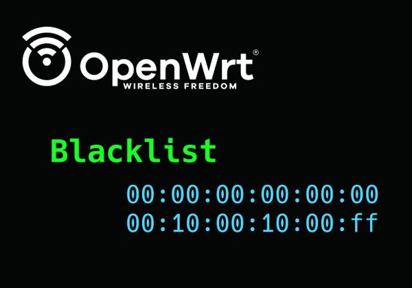 OpenWRT: Create a WiFi MAC Whitelist or Blacklist